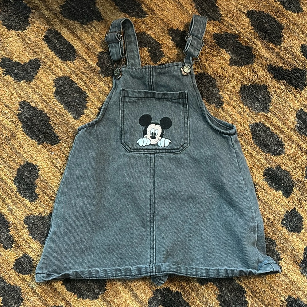 zara mickey overalls